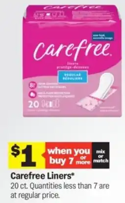 Meijer Carefree liners offer
