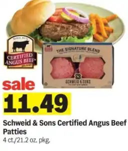 Meijer Schweid & sons certified angus beef offer