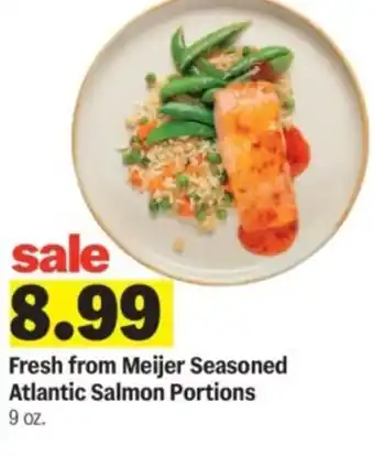 Meijer Fresh from meijer seasoned atlantic salmon portions offer