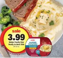 Meijer Meijer family size ready to heat side offer