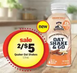 Meijer Quaker oat shakes offer