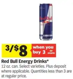 Meijer Red Bull Energy Drinks offer