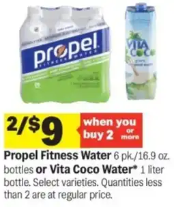 Meijer Propel Fitness Water or Vita Coco Water offer