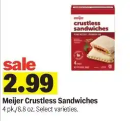 Meijer Meijer Crustless Sandwiches offer