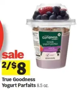 Meijer True Goodness Yogurt Parfaits offer