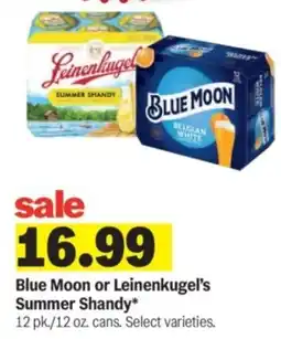 Meijer Blue Moon or Leinenkugel's Summer Shandy offer