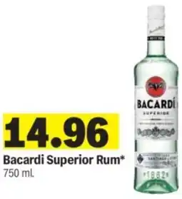 Meijer Bacardi superior rum offer