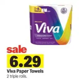Meijer Viva paper towels 2 offer