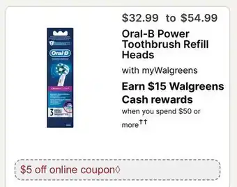 Oral-B Power Toothbrush Refill Heads