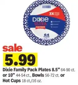 Meijer Dixie family pack plates offer