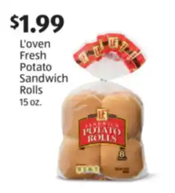 Aldi L'oven Fresh Potato Sandwich Rolls offer