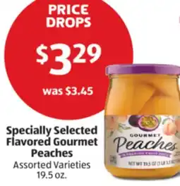 Aldi Specially Selected Flavored Gourmet Peaches offer