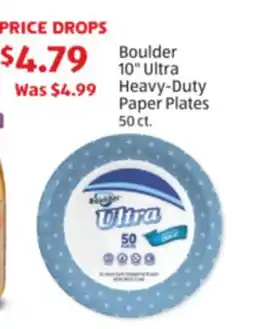 Aldi Boulder 10 Ultra Heavy-Duty Paper Plates offer