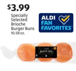 Aldi Specially Selected Brioche Burger Buns offer