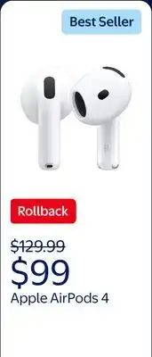 Walmart Apple AirPods 4 offer