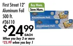 Smart & Final First Street 12 Aluminum Foil 500 ft offer