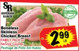 Superior Grocers Boneless Skinless Chicken Breast offer