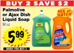 Superior Grocers Palmolive or Ajax Dish Liquid Soap offer
