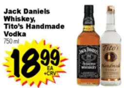 Superior Grocers Jack Daniels Whiskey, Tito's Handmade Vodka offer