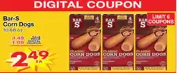Superior Grocers Bar-S Corn Dogs offer