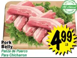 Superior Grocers Pork Belly offer