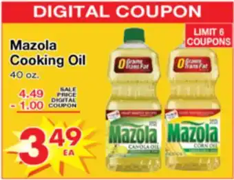 Superior Grocers Mazola Cooking Oil offer