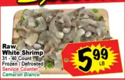 Superior Grocers Raw White Shrimp offer