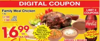 Superior Grocers Family Meal Chicken offer