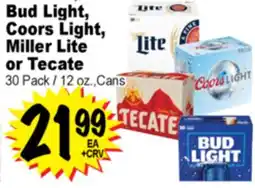 Superior Grocers Bud Light, Coors Light, Miller Lite or Tecate offer