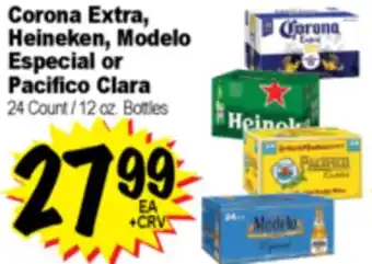 Superior Grocers Corona Extra, Heineken, Modelo Especial or Pacifico Clara offer