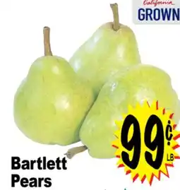 Superior Grocers Bartlett Pears offer