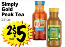 Superior Grocers Simply Gold Peak Tea offer