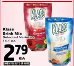Superior Grocers Klass Drink Mix offer