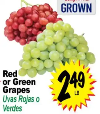 Superior Grocers Red or Green Grapes offer
