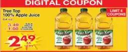Superior Grocers Tree Top 100% Apple Juice offer