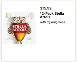 Walgreens 12-Pack Stella Artois offer