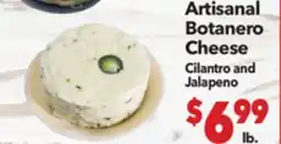 Vallarta Supermarkets Artisanal Botanero Cheese offer