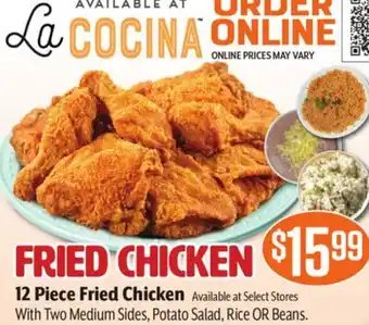 Vallarta Supermarkets 12 Piece Fried Chicken offer