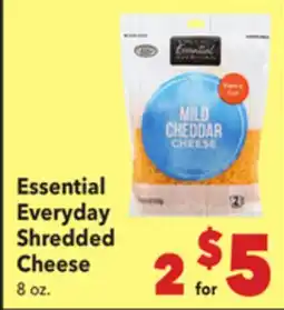 Vallarta Supermarkets Essential Everyday Shredded Cheese offer