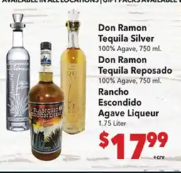 Vallarta Supermarkets Don Ramon Tequila Silver offer