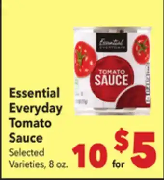 Vallarta Supermarkets Essential Everyday Tomato Sauce offer