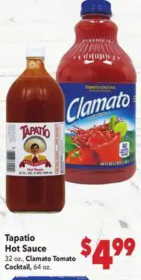 Vallarta Supermarkets Tapatio Hot Sauce offer