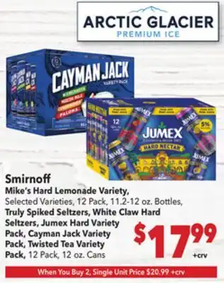 Vallarta Supermarkets Smirnoff offer