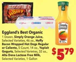 Vallarta Supermarkets Eggland's Best Organic offer