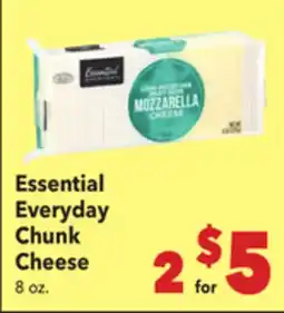 Vallarta Supermarkets Essential Everyday Chunk Cheese offer