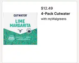 Walgreens 4-Pack Cutwater offer