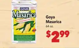 Vallarta Supermarkets Goya Masarica offer
