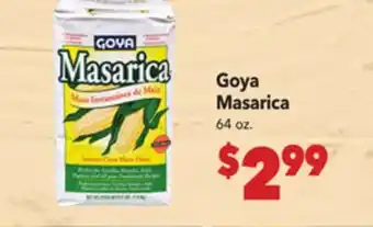 Vallarta Supermarkets Goya Masarica offer