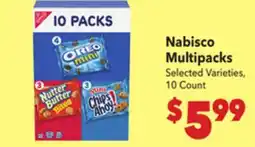 Vallarta Supermarkets Nabisco Multipacks offer