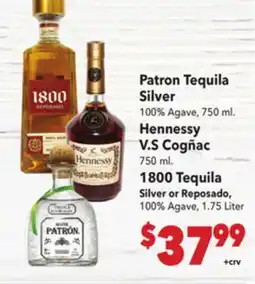 Vallarta Supermarkets Patron Tequila Silver offer